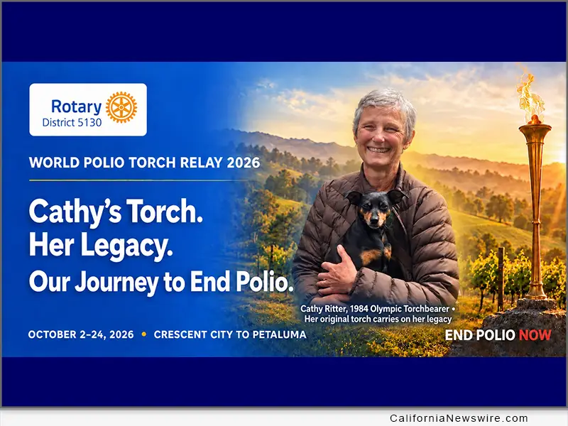 Rotary District 5130 World Polio Torch Relay 2026