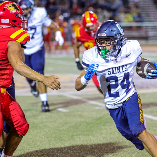 Crean lutheran runningback eden gamiz rushes toward the endzone 640x640 c