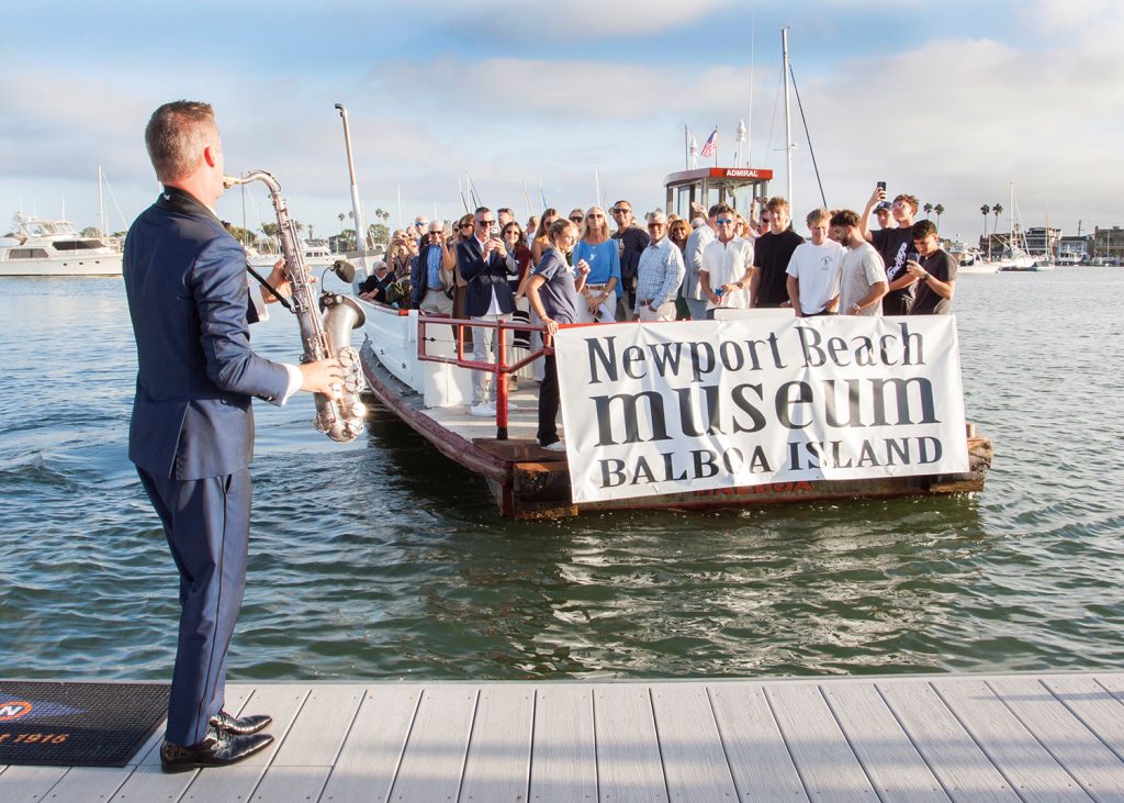 Bay 4 attendees arrive via ferry