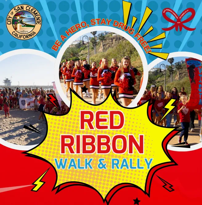 San Clemente Red Ribbon Walk and Rally Tuesday October 27 2026