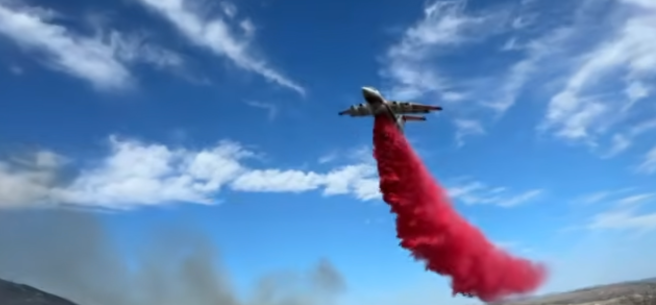 Norte Fire San Clemente California and San Juan Capistrano California October 16 2026 Image Courtesy of Cal Fire.