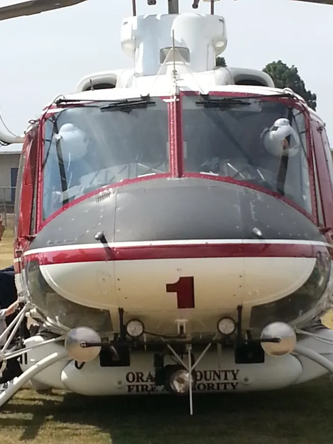 Orange County Fire Authority Helicopter by www.southocbeaches.com